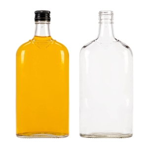 Zestaw 5 sztuk - butelka PŁASKA 500 ml na nalewki sok 