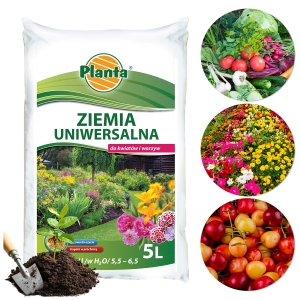 Ziemia uniwersalna 5 L - Podłoże do kwiatów i warzyw