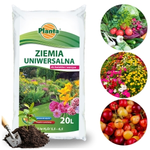 Ziemia uniwersalna 20 L podłoże do kwiatów, warzyw