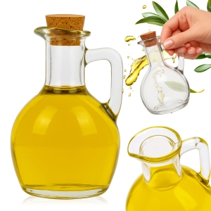 Zestaw 10 sztuk - buteleczka butelka GALONIK 150 ml na oliwę z korkiem