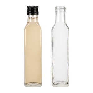 5x butelka szklana MARASCA 250ml biała na oliwę, olej, ocet