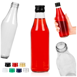 Zestaw 100 sztuk - butelka KLASYK 250 ml na sok nalewki