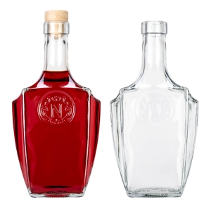20x butelka szklana Bonaparte 500ml na whisky, koniak, nalewki, bimber
