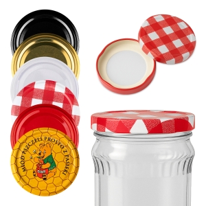 10x zakrętka wieczko fi 66 mm na słoiki, słoiczki, butelki