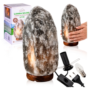 Lampa solna 5-7 kg szara - naturalny jonizator powietrza