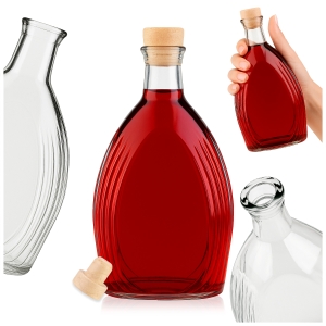 OUTLET 5x butelka Asteria 500ml na whisky, wino, nalewki, likier, koniak