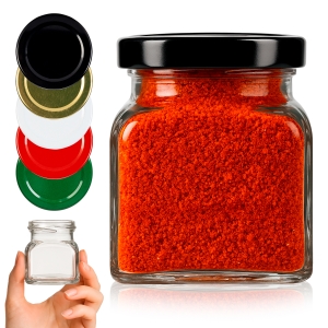 Zestaw 100 sztuk - słoik na przyprawy 120 ml słoiczki na miód dżem konfitury