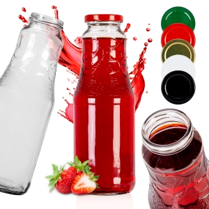 5x butelka Soczek 1000ml na soki, nalewki, napoje, wodę + GRATIS