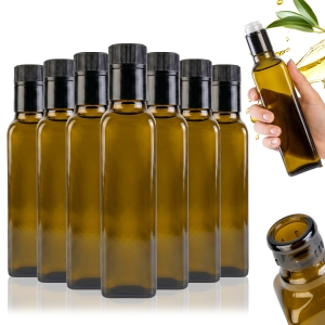 20x Butelki szklane MARASCA Guala 250ml oliwkowe na oliwę, ocet, olej 