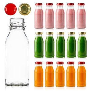50x Mini buteleczki szklane Kubuś 125 ml na soki, shoty, napoje + GRATIS
