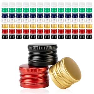 100x zakrętka aluminiowa nakrętka fi 28/18 mm do butelek