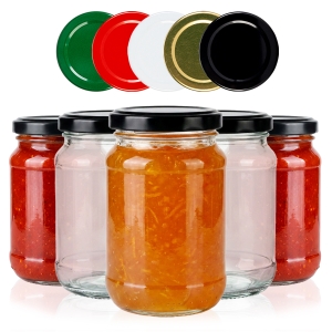 10x Słoiki szklane 190 ml Jacuś na przetwory, dżemy, konfitury, miód + GRATIS