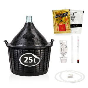 Zestaw winiarski 25L - BALON do wina + dodatki do produkcji wina