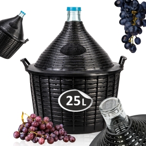 BALON - 25 L - dama galon dymion na wino w koszu