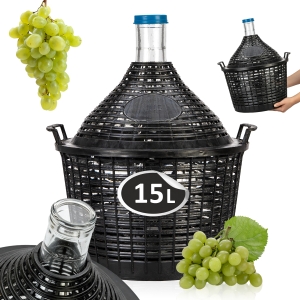 BALON - 15 L - dama galon dymion na wino w koszu