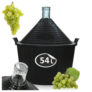 BALON - 54 L - dama galon dymion na wino w koszu