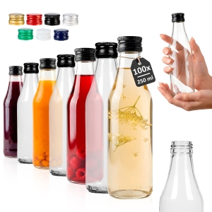 Zestaw 100 sztuk - butelka KLASYK 250 ml na sok nalewki