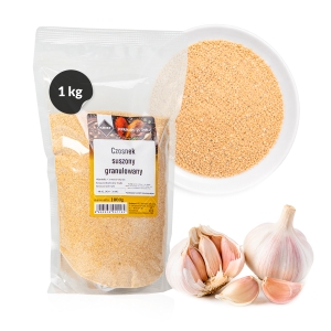 Czosnek suszony granulowany 1 kg KRIST