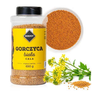 Gorczyca biała ziarno 650 g KRIST