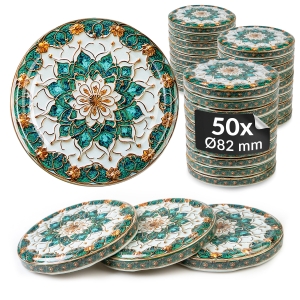 50x zakrętka wieczko CERAMIKA NIEBIESKA MIX fi 82 mm na słoiki, słoje