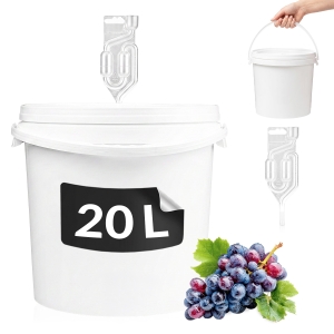 Pojemnik fermentacyjny - 20L - z rurką fermentacyjną