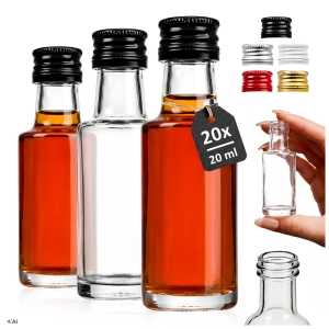 20x mini buteleczka Monopolowa 20ml na wódkę, bimber, mleko, prezent, wesele
