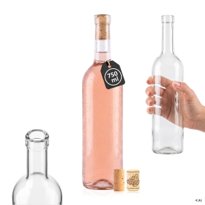 Butelka BORDEAUX 750 ml biała na wino, nalewki, cydr, sok, do wina