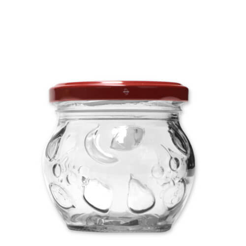SŁOIK SZKLANY 200 ML Z ZAKRĘTKĄ