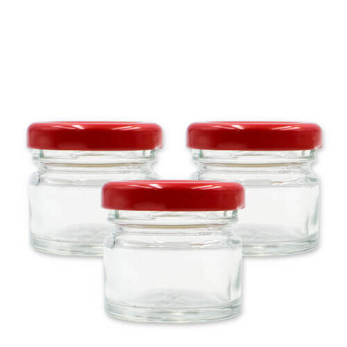 10x SŁOIK SZKLANY 30 ml Z ZAKRĘTKĄ NA PRZYPRAWY DŻEM KONFITURY MIÓD