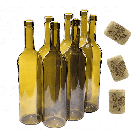 BUTELKA NA WINO BORDEAUX OLIWKOWA 750 ML