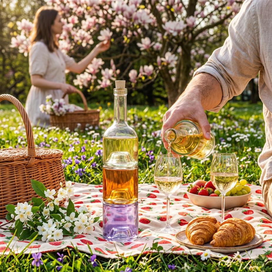 Nalewki z wiosennych kwiatów