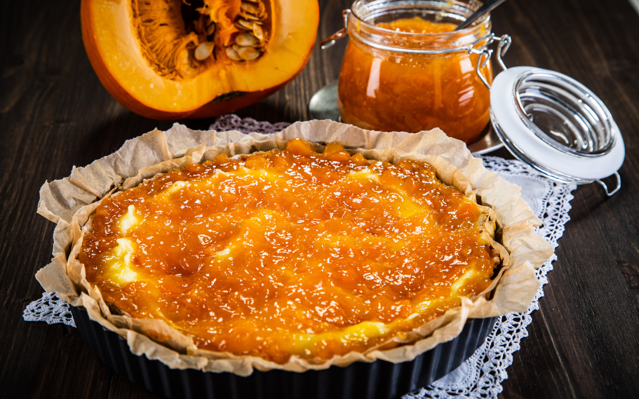 Tarta z dżemem dyniowym
