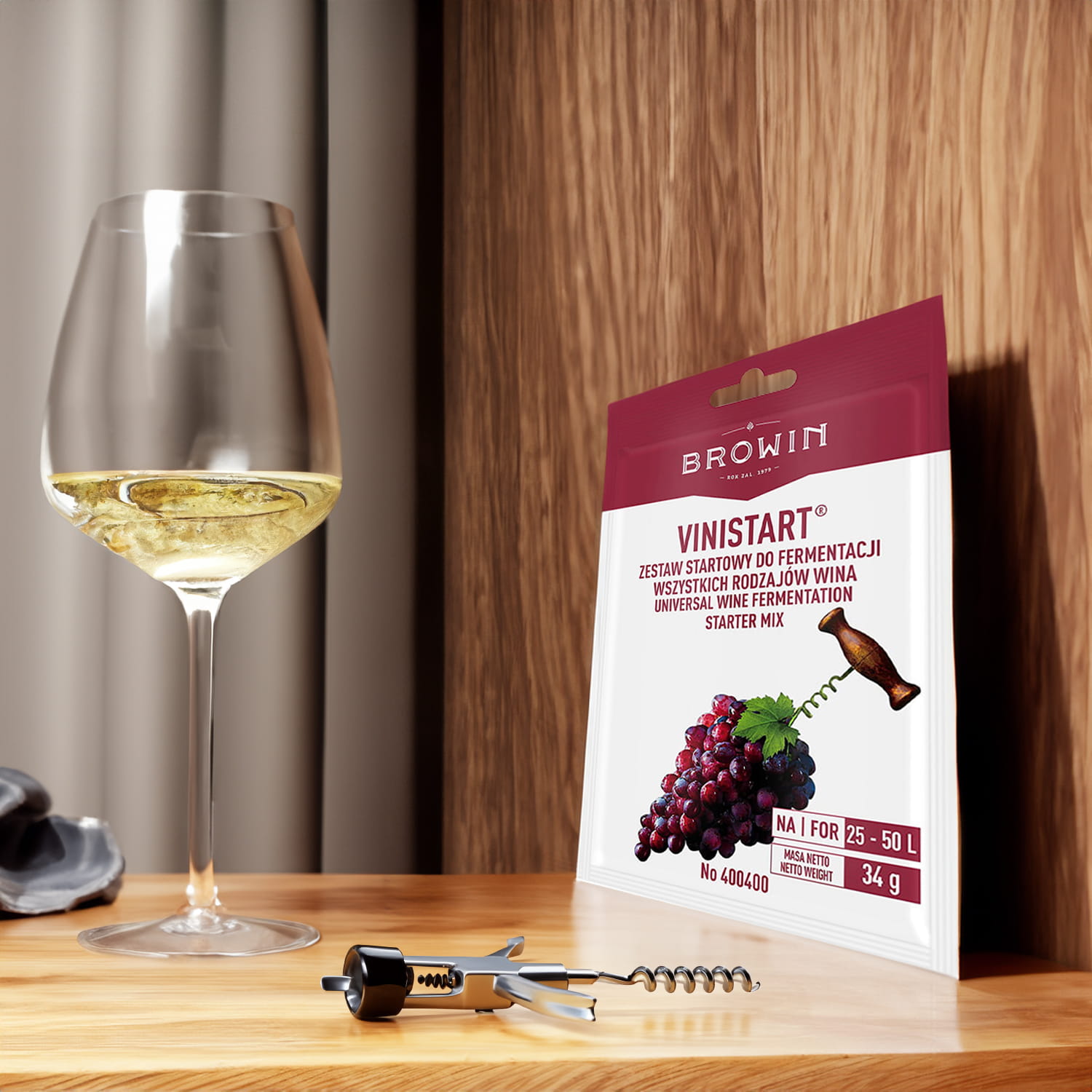 Vinistart Zestaw startowy do fermentacji wszystkich rodzajów wina - 34g - 25-50 L.jpg