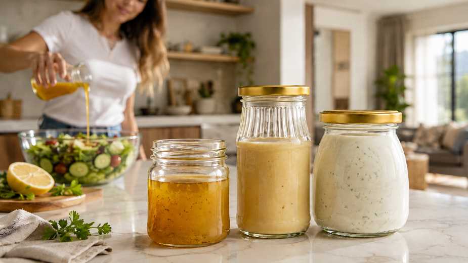 Winegret, sos miodowo-musztardowy czy jogurtowy? Dobierz idealny dressing do sałatki